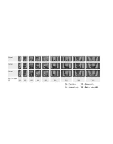 Bild OrgaTray 740, NL 500 x 800 mm, anthrazit - Hettich-3