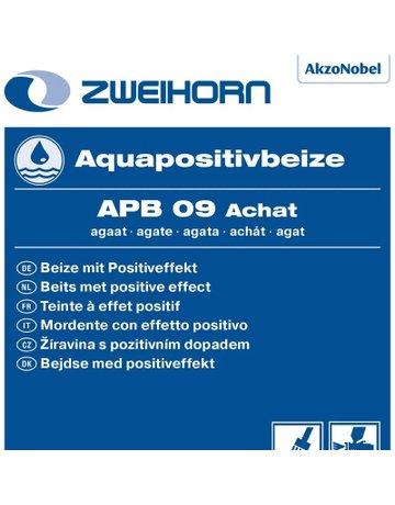 Bild Aquapositivbeize APB 09 achat 1 l - Zweihorn-0
