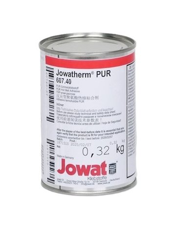 Bild PUR Kantenschmelzkleber Patrone gefüllt beige 0,32 Kg Dose (Blech) - Jowatherm-0