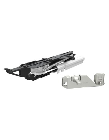 Bild Selbsteinzugsgehäuse Stop Control links mit Silent System, Aluminium Optik - Hettich-0