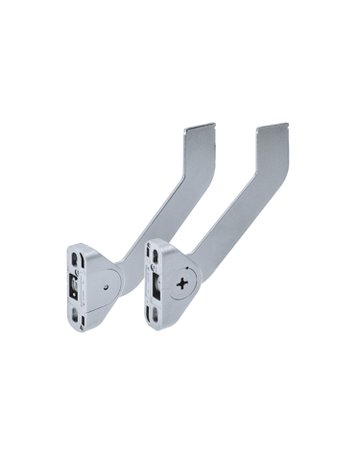 Bild Einstellbare Blendenstütze für Hängeregistraturrahmen, Stahl, Aluminium Optik, links / rechts - Hettich-0