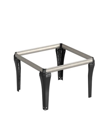 Bild Steckbarer Hängerahmen Schreibtischunterschrank, schwarz, 350x244x350 mm - Hettich-0