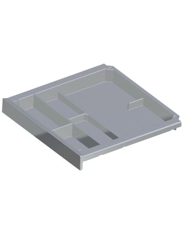 Bild SmarTray Schale, Höhe 40 mm, Aluminium Optik - Hettich-0