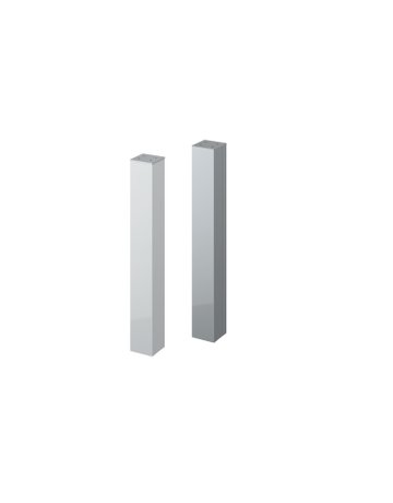 Bild MB-Tischbein, 90x90x670mm, Aluminium LegaDrive 9242992, weiß pulverbeschichtet - Hettich-1