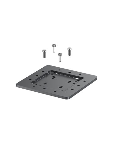 Bild LegaDrive Systems Tischbeinanbindung, graphitgrau - Hettich-0