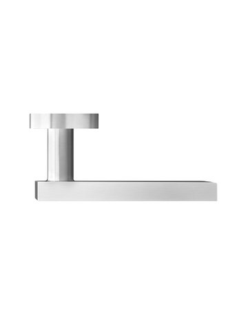 Bild Lochteil Rhodos ER28 RL links auf Drückerrosette Edelstahl matt - Karcher Design-1