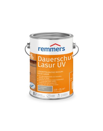 Bild Dauerschutz-Lasur UV silbergrau (RC-970) 2,5 l - Remmers-0
