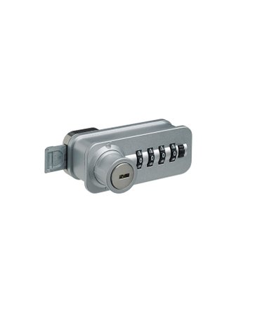 Bild Zahlenschloss mit Schubriegel, links, Chrom Optik - Hettich-0