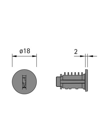 Bild Innenzylinder Z42 18002 - Hettich-1