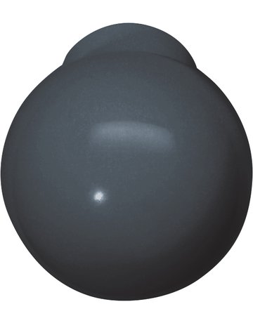 Bild Knopflochteil 123.23RLT 8mm,anthrazitgrau - Hewi-0