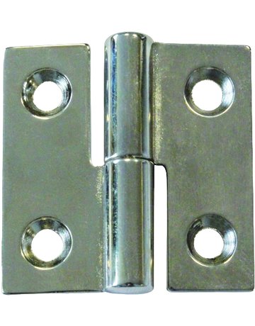 Bild Lappenband vernickelt 40 mm gerade Rechts - PRÄMETA-0