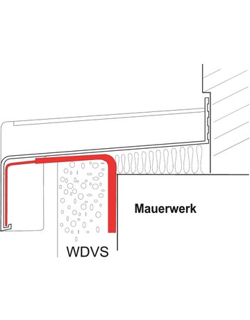 Bild Iso-Halter für Fensterbank verstellbar 220 - 360 mm-1