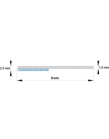 Bild Flachleiste 1,5 mm SK Rolle Breite 20 mm - EXTE-1