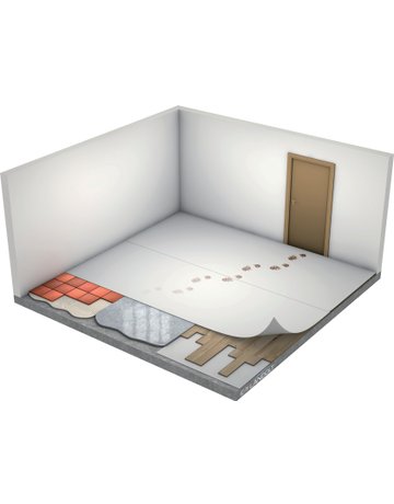 Bild Landolt Floorliner Vapor weiß 1 x 50 m mit KOCH-Logo-1