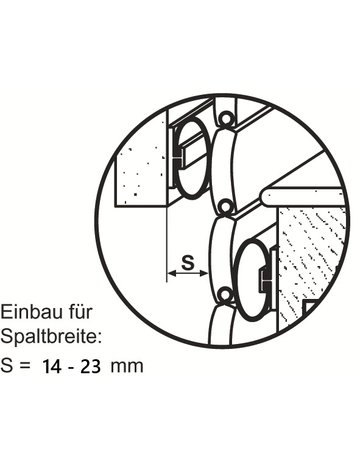 Bild Rollladendichtung HS 1/20 weiß für Spaltdeckung 14-23 mm, Länge 2 Meter - Specht-2
