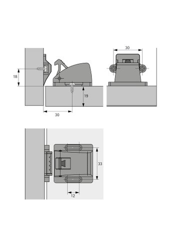 Bild SafeFix Magnetknopf - Hettich-3