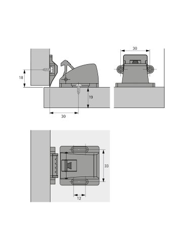Bild SafeFix Magnetknopf - Hettich-2