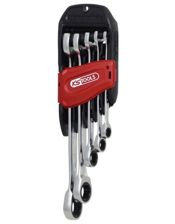 Bild KS Tools Ratschen-Ringmaulschlüssel-Satz Duo GEARplus 5 teilig-0