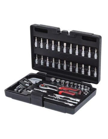 Bild KS Tools Steckschlüsselsatz im Koffer 51-tlg. 1/4"-0