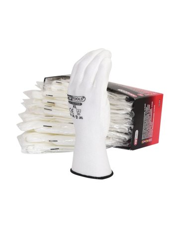 Bild KS Tools Mikro-Feinhandschuh weiß 12 Paar Gr. XL-1