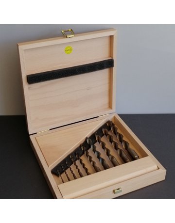 Bild Famag Holz-Spiralbohrer-Satz 10 teilig im Holzkasten-0