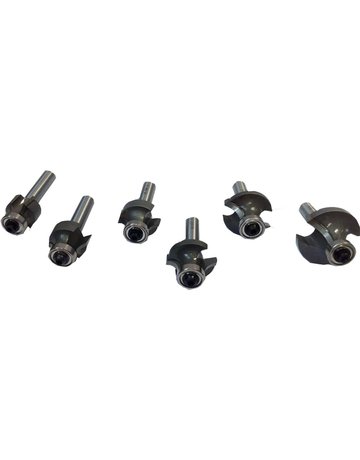Bild Abrundfräser-Satz HW 6 teilig S=8mm Profiqualität - GUHDO-1
