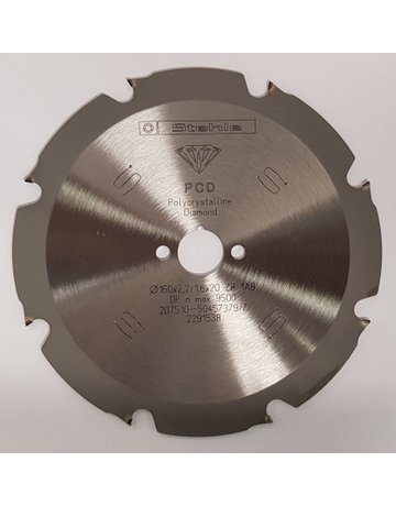 Bild Stehle Dia Sägeblatt 160x2,2/1,6x20 Z= 08F/DP(1)2NL-1