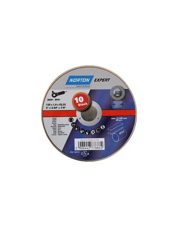 Bild Trennscheibe 125 x 1 x 22,23 mm Metall / INOX ( Ds = 10 Stk)-1