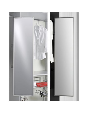 Bild Ausziehbarer Spiegel H 1155 mm, anthrazit - Hettich-0