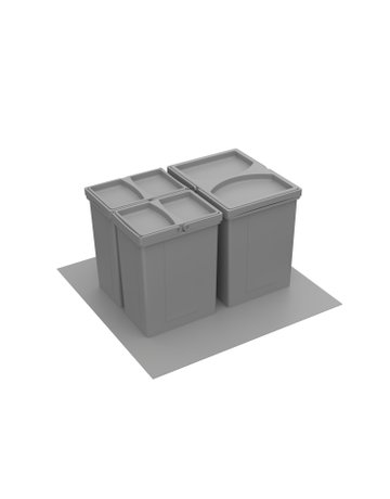 Bild Bin.it Vario 450 - 600, 33 l (1 x 17 l / 2 x 8 l) - Hettich-0