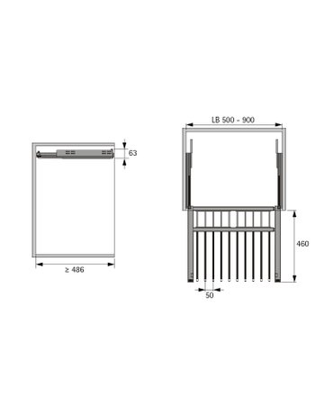 Bild Ausziehbarer Hosenhalter Amari, *UNDEFINED TEXT*, silber - Hettich-5