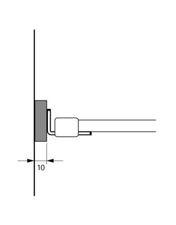 Bild Distanzleiste,f.Ausz.führ.,KF anthrazit Amari 9352737 - Hettich-1
