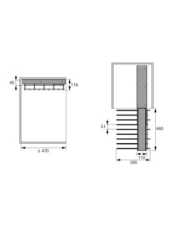 Bild Ausziehbarer Hosenhalter mit Silent System - Hettich-2