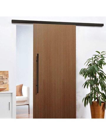 Bild Schiebetürbeschlag Nimos 60 kg Holztüren, schwarrz matt - Topform-0