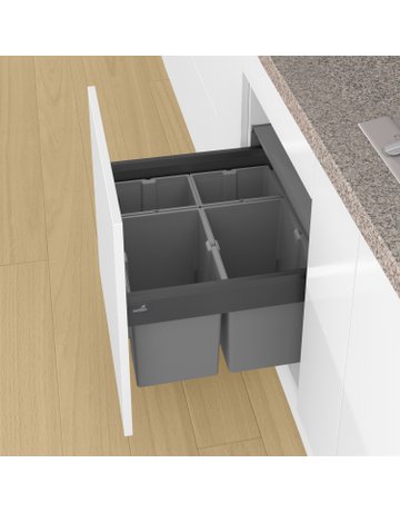 Bild Abfallsystem-Rahmen, KB400mm,Stahl ArciTech Pull 9279401,anthrazit - Hettich-2