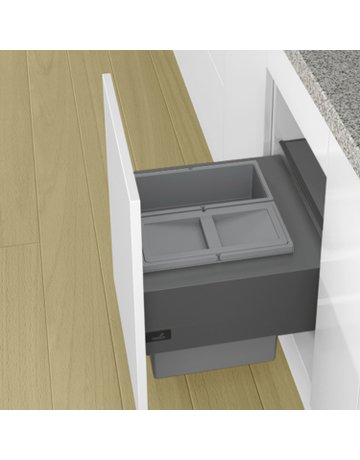 Bild Küchen-Abfallsystem, KB450mm, 28l,KF/STA Frame 9352421,anthrazit - Hettich-1