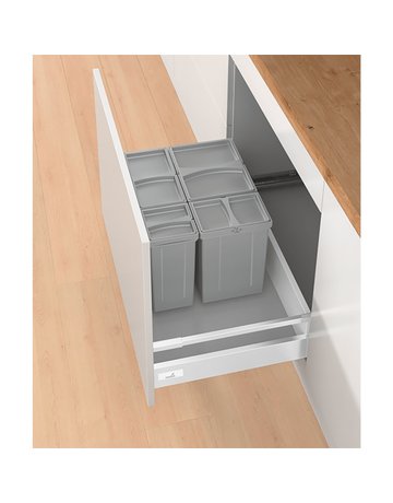 Bild Bin.it Vario 600 - 1200, 41 l (1 x 17 l / 1 x 11 / 1 x 8 l / 1 x 5 l) - Hettich-1