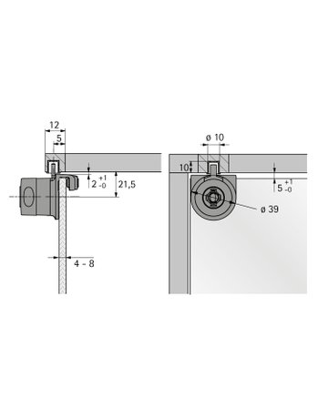 Bild Zylinderglastürschloss Typ 324.02 - Hettich-1