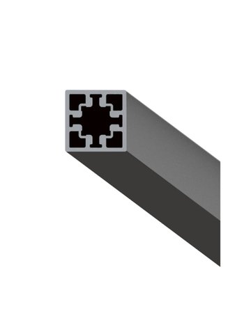Bild Cadro Basisprofil, 3000 mm, Edelstahl Optik - Hettich-0