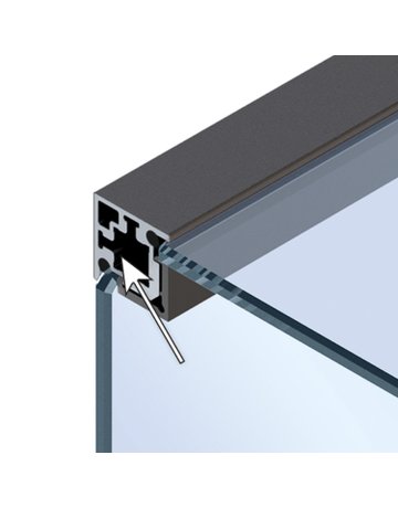 Bild Eckprofil,L 3.000xB18xH18mm,schwarz CADRO 9303912,kürzbar,4mm - Hettich-0