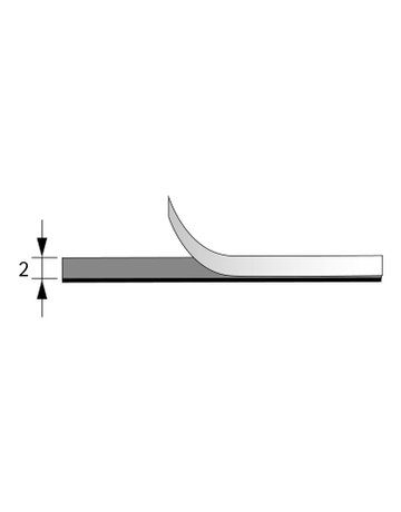 Bild SONSTIGE REGALSYSTEME ZUBEHÖR CADRO Dichtung selbstklebend 2mm L 50m - Hettich-1
