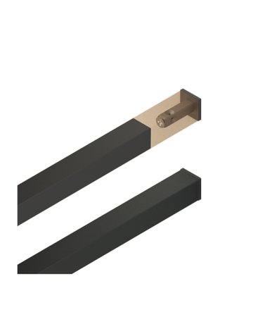 Bild Befestigung CADRO 9303942 18 x 18 mm, schwarz, matt - Hettich-1