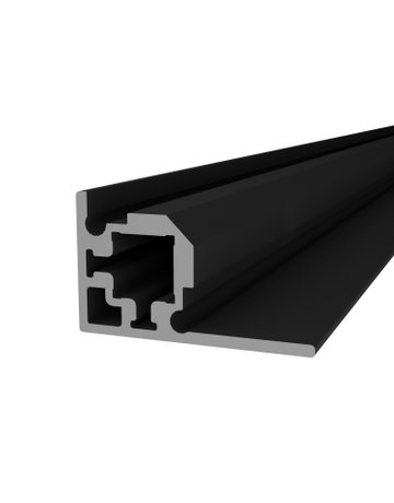 Bild Eckprofil,L 3.000xB30,5xH18mm,schwarz CADRO 9352713,kürzbar - Hettich-1