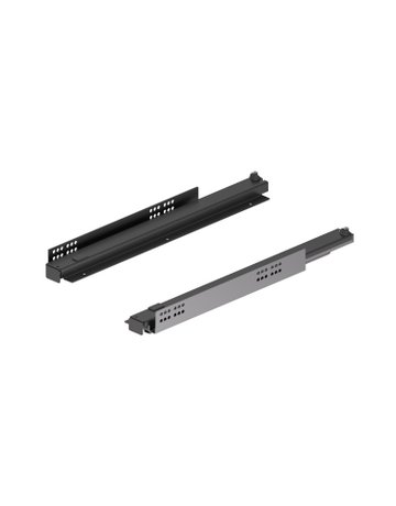 Bild Schrank-Tablarauszug,mit Dämpfung,Stahl Amari 9352741,anthr. pulverbeschichtet - Hettich-1