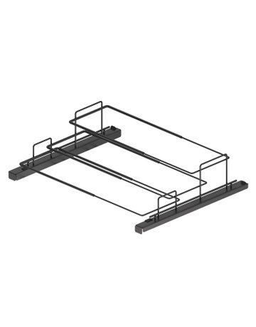 Bild Schrank-Schuhausz.,breitenverstellbar,St 9352744, B450mm,anthrazit - Hettich-1