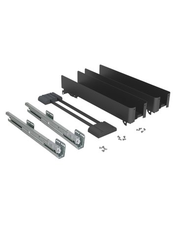 Bild Unterschrank -Ausz.rahmen,mit Vollauszug,rs K-Line 9352784 KB 150mm,anthrazit - Hettich-1