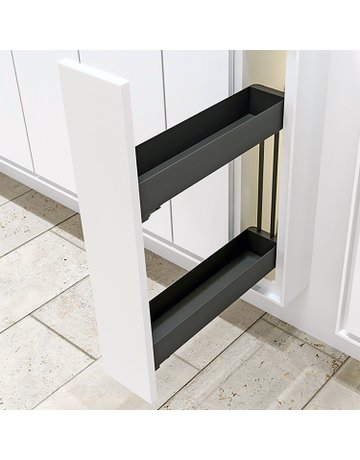 Bild Unterschrank -Ausz.rahmen,mit Vollauszug,rs K-Line 9352784 KB 150mm,anthrazit - Hettich-0