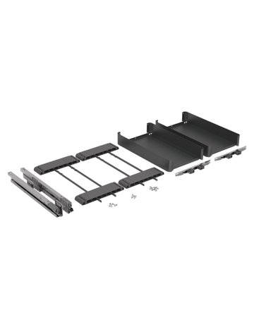 Bild Unterschrank -Ausz.rahmen,m.Vollausz.,ls/rs K-Line Base 9352785 KB 200mm,anthrazit - Hettich-1