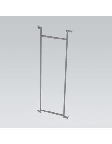 Bild Hochschrank-Türrahmen,Stahl silber Dispensa DOU III 9352802,Rahm.H1700mm - Hettich-0
