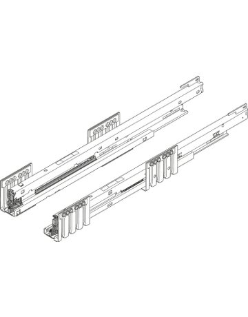 Bild MERIVOBOX Korpusschiene, 70 kg, NL=450 mm, links/rechts, verzinkt - Blum-1